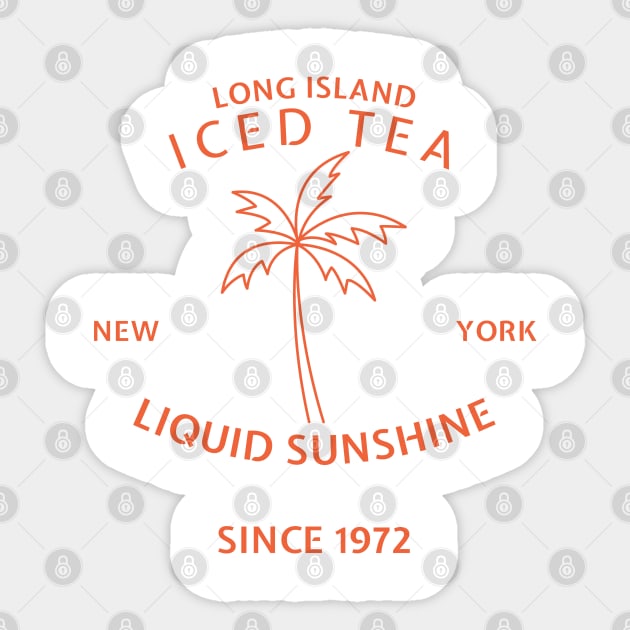 Long island iced tea - New York Sticker by All About Nerds